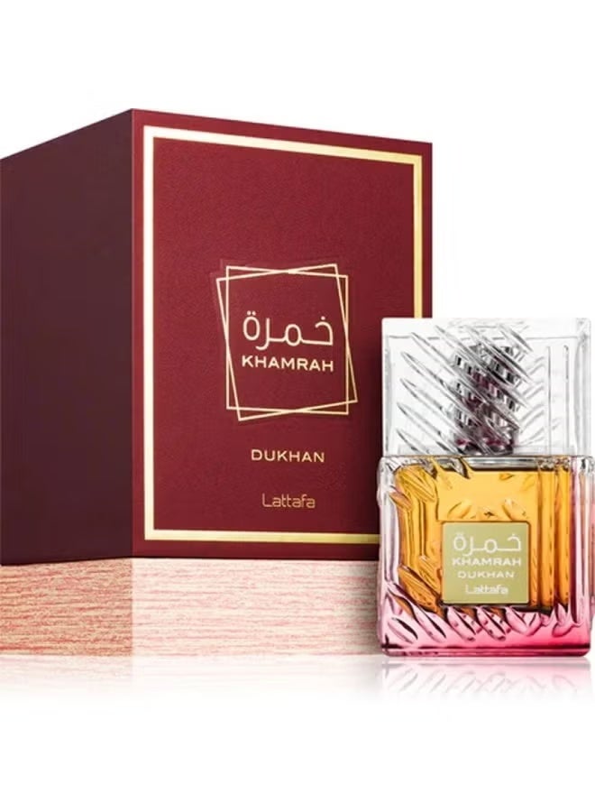 Lattafa Khamrah Dukhan by Lattafa for Men 100ml - Image 1